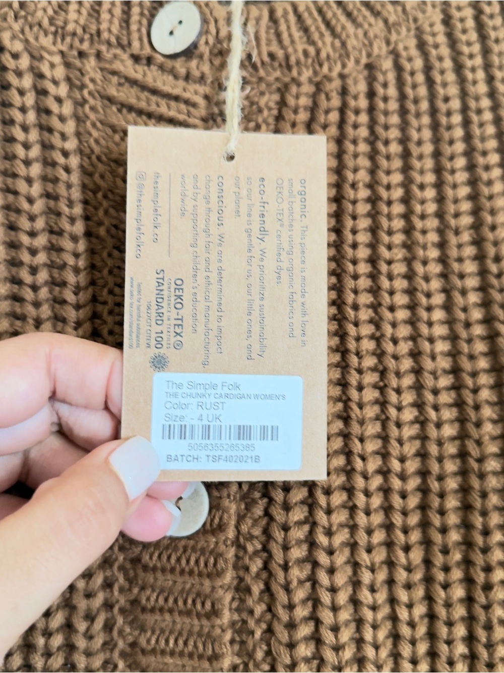 The simple folk the chunky knit cardigan - Picture 7 of 10